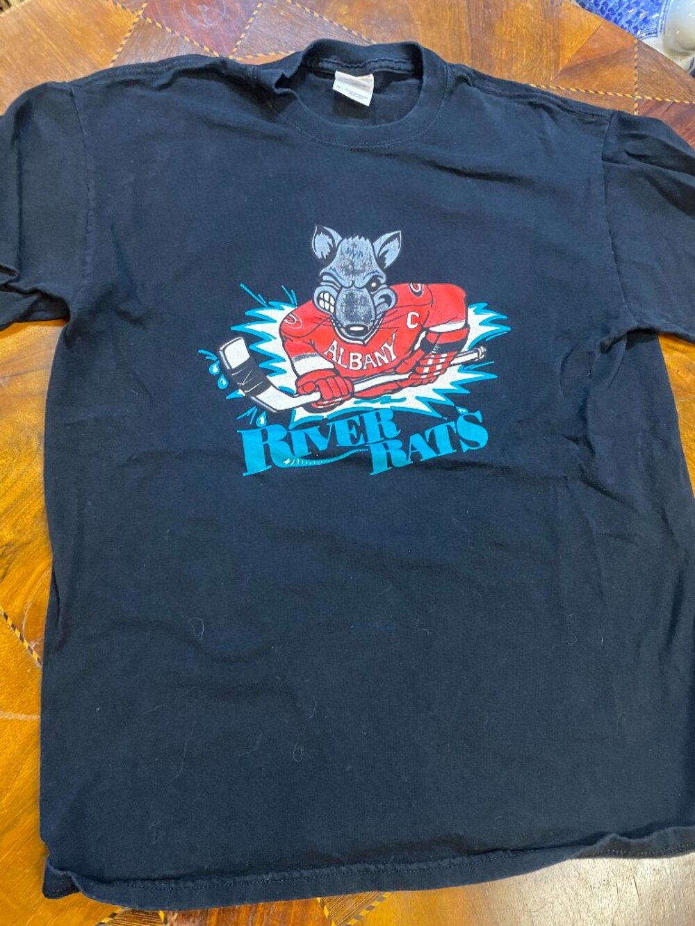 Vintage 1993 Double Sided Albany River Rats T-Shirt
